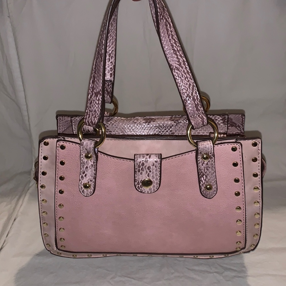 Pink Snakeskin Purse